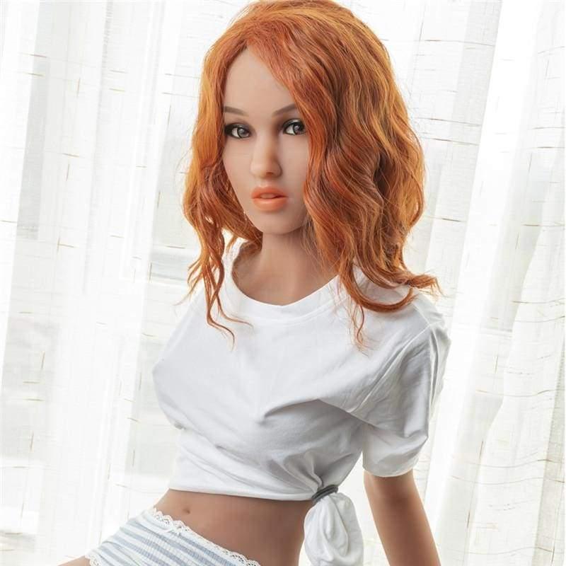 157cm ( 5.15ft ) Small Breast Red Head PREMIUM Sex Doll DM19060201 Kalila - Best Love Sex Doll