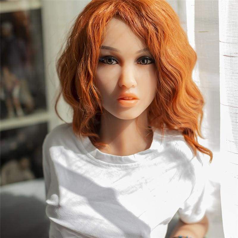 157cm (5.15ft) Piețel mic cu cap roșu WM Sex Doll DM19060201 Kalila - Vânzare la cald