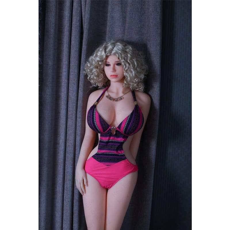 165cm (5.41ft) Big Boom Sex Doll cu bucle blonde CB19061237 Christy - Vânzare la cald