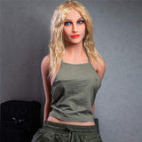 166 см (5.45 фута) маленькая грудь WM Sex Doll Blonde DM19060203 Adalyn - горячая распродажа