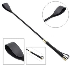 Boutique Slim Leather Riding Crop Horse Whip Pony Spanking Knout BDSM Lash - Best Love Sex Doll