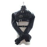 Bughouse - Arm Binder Кожаная куртка с смирительной рубашкой с открытой грудью