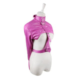 Bughouse - Arm Binder Кожаная куртка с коротким рукавом из искусственной кожи с открытой связкой для ремней безопасности - темно-розовый