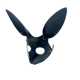 Bunny Girl Leather BDSM Mask Sexy Carnival Party Cosplay Mask Fetish Bondage