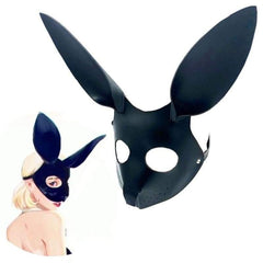 Bunny Girl Leather BDSM Mask Sexy Carnival Party Cosplay Mask Fetish Bondage ST8 - Best Love Sex Doll