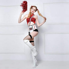 Cheerleader - Deluxe Sexy Lingerie Set With Pompon Erotic Costume For Woman SL10 - Best Love Sex Doll