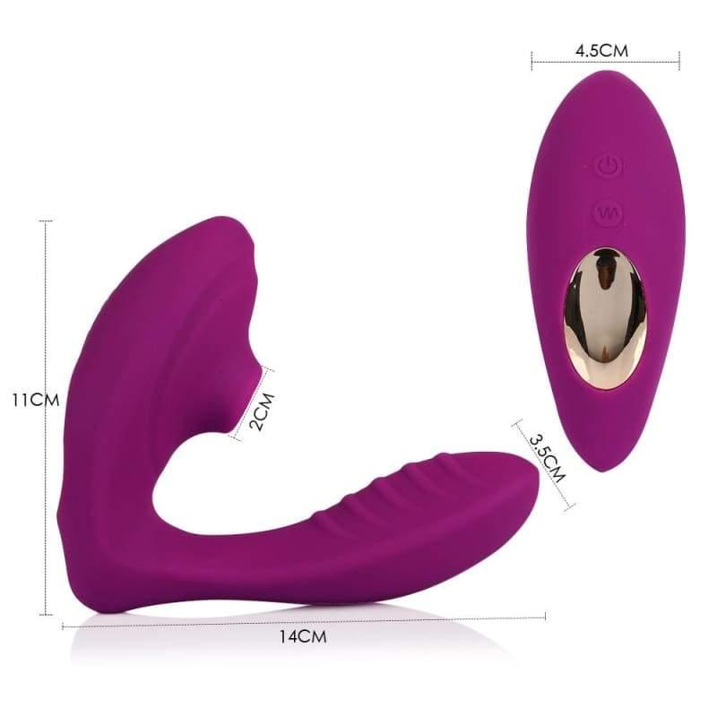 Clit Sucker G Spot Vibrator Double Use Sex Toy - Best Love Sex Doll