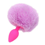 Cute Fluffy Bunny Tail Anal Plug Silicone Erotic Butt Plug Anal Sex Toys