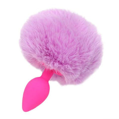 Cute Fluffy Bunny Tail Anal Plug Silicone Erotic Butt Plug Anal Sex Toys - Best Love Sex Doll