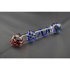 Double-Ends Pyrex Glass Dildo Crystal Big Glan Penis Anal Plug - Best Love Sex Doll