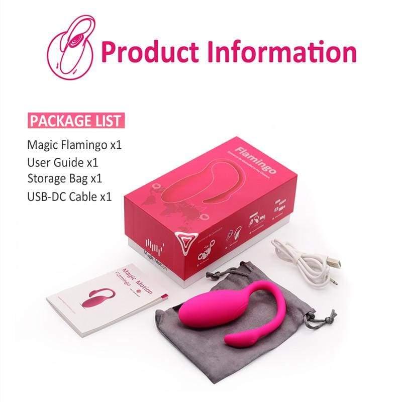 Flamingo - APP Bluetooth Remote Control G-spot Clitoris Vibrator Smart Stimulator Vagina Massager Jumping Egg