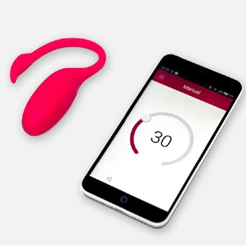 Flamingo - APP Bluetooth Remote Control G-spot Clitoris Vibrator Smart Stimulator Vagina Massager Jumping Egg