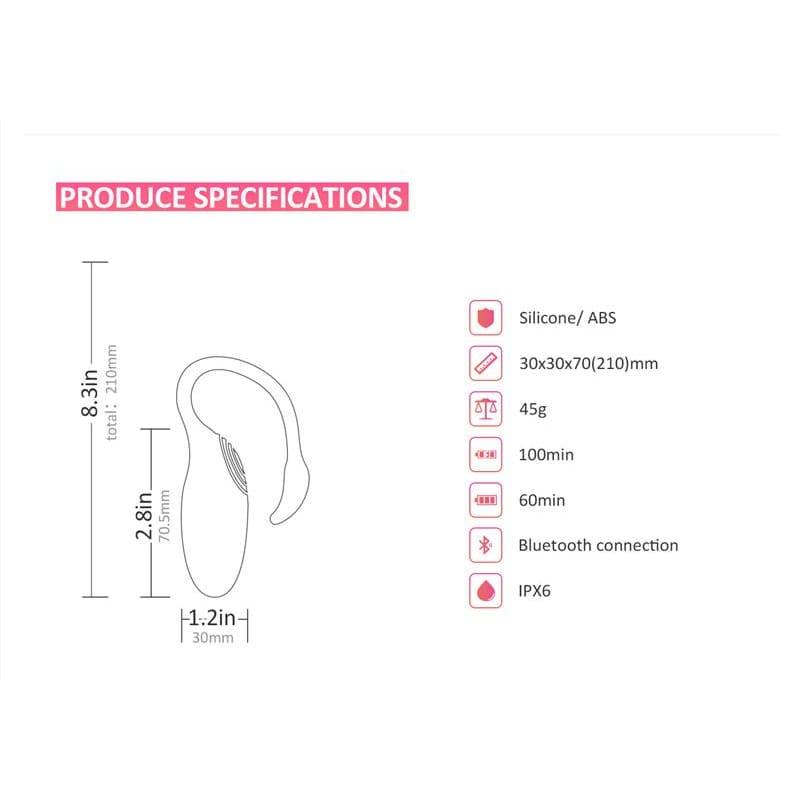 Flamingo - APP Bluetooth Remote Control G-spot Clitoris Vibrator Smart Stimulator Vagina Massager Jumping Egg