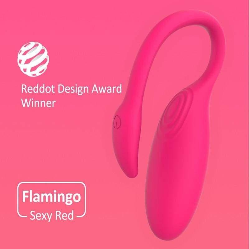 Flamingo - APP Bluetooth Remote Control G-spot Clitoris Vibrator Smart Stimulator Vagina Massager Jumping Egg