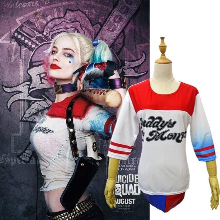 Harley Quinn Suicide Squad - Accessori cosplay set completo con mazza da  baseball
