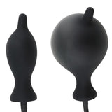 Inflatable Silicone Anal Butt Plug PumpDilator