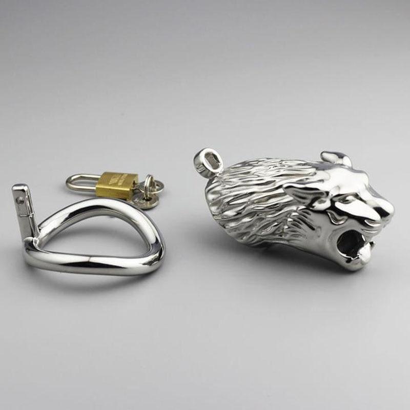 Jaguar-Shaped Handcraft Stainless Steel Cock Cage With Lock And Key - Best Love Sex Doll - New Eve Official Store Jaguar-Shaped Handcraft Stainless Steel Cock Cage With Lock And Key - Best Love Sex Doll - New Eve Official Store