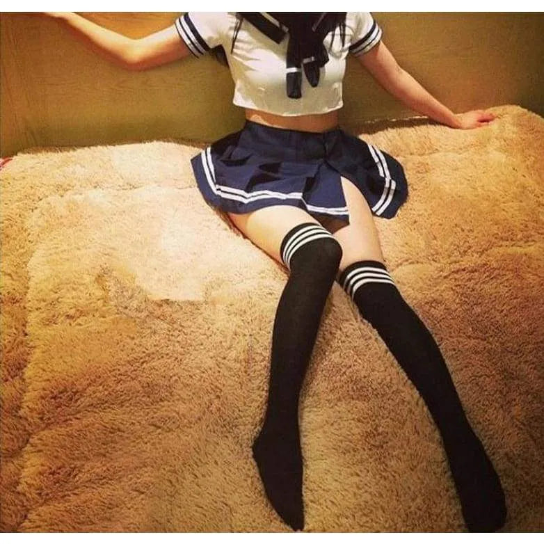 Japanese School Girl Uniform - Top + Skirt + Socks - Best Love Sex Doll