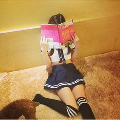 Japanese School Girl Uniform - Top + Skirt + Socks - Best Love Sex Doll