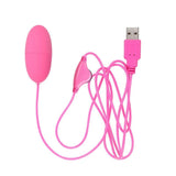Mini Bullet USB Charging Vibrating Egg - Pink
