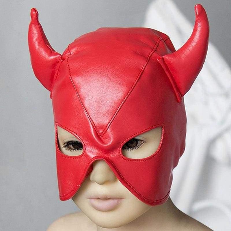 Minotaurs - Devil Mask Half Hood Harness