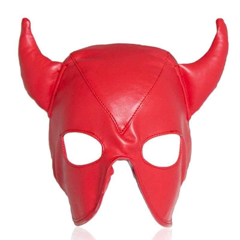 Minotaurs - Devil Mask Half Hood Harness