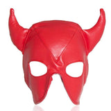 Minotaurs - Harness Half Hood Half Mask Devil