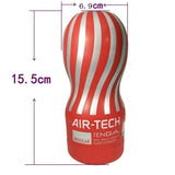 New-Tech Japan Air-Tech Reusable Vacuum Sex Cup Masturbator - Red