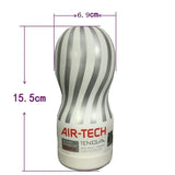 New-Tech Japan Air-Tech Reusable Vacuum Sex Cup Masturbator - White