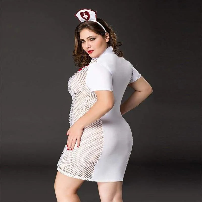 Nurse Plus Size - Sexy Lingerie Set Erotic Costume For Woman - Best Love Sex Doll