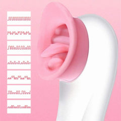 Oral Lover - Juguete sexual de usos múltiples con lengua vibradora, lamedor de clítoris y succionador de pezones - La mejor muñeca sexual del amor