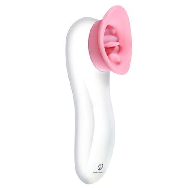 Oral Lover - Vibrating Tongue Clit Licker Nipple Sucker Multiple Use Sex Toy - Best Love Sex Doll