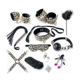 “Over Game”- 10pcs Erotic Accessories Set Adjustable Nylon Bondage ST8