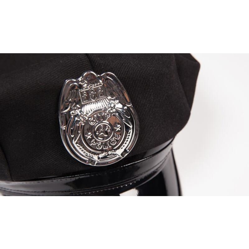 Плюс Размер Policewoman - Сексуальный Костюм Полиции PU Кожаная Военная Форма Эротическое Клубное Белье женское белье