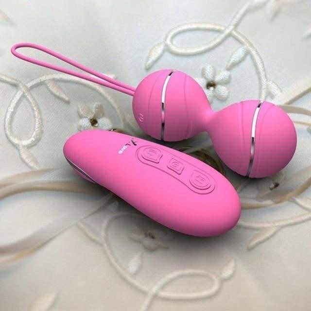 Remote Control Kegel Ball Geisha Ball Vaginal Tight Exercise Dual Vibrator - Best Love Sex Doll