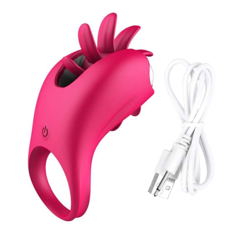Rotación de lengua, sexo oral, sensación de silicona suave, vibrador para lamer - Best Love Sex Doll