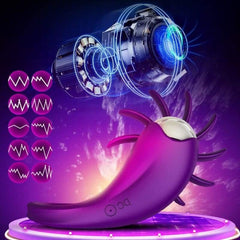 Rotación de lengua, sexo oral, sensación de silicona suave, vibrador para lamer - Best Love Sex Doll