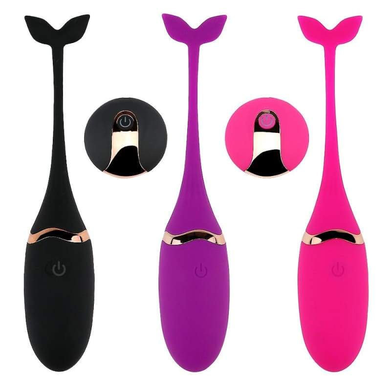 Shaking Whale - Remote Control USB Charging Double Strong Vibrating Egg - Best Love Sex Doll