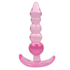 Soft Jelly Silicone Butt Plug Prostate Massager G-spot Anal Beads - Best Love Sex Doll