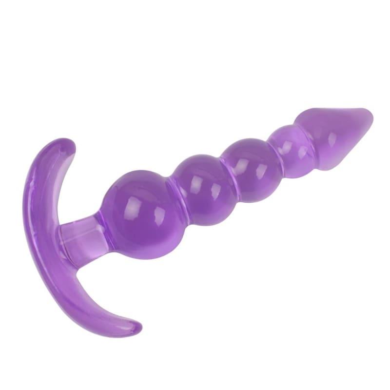 Soft Jelly Silicone Butt Plug Prostate Massager G-spot Anal Beads - Best Love Sex Doll