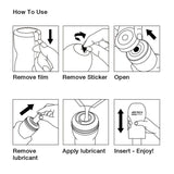 Ediție specială cool - Cupa Masturbatorului de vid reutilizabil Japan-Tech pentru gât adânc / tub moale