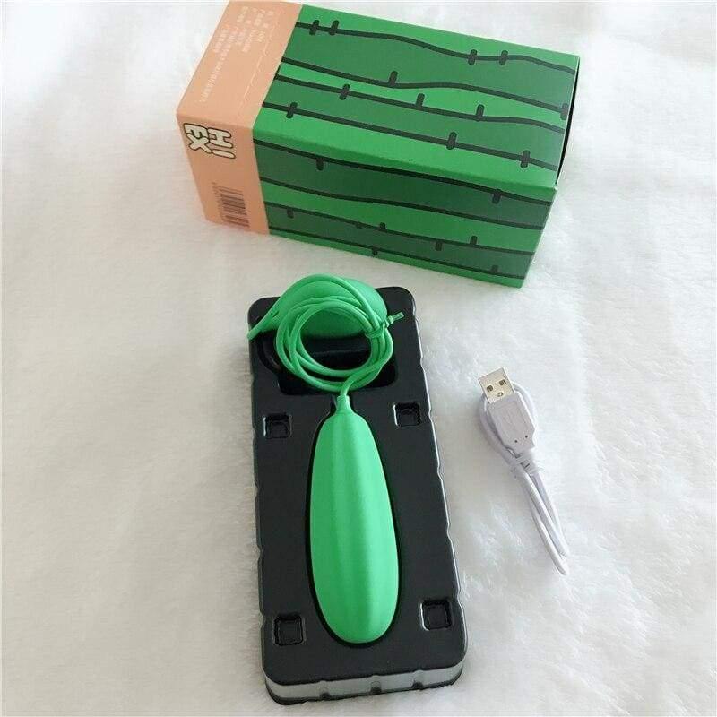 Tender Cactus - Silicone Waterproof 8 Frequency Massage Bullet ClitorisVibrator Prostate Jumping Egg