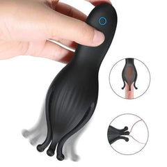 Vibrador de pene de silicona suave con sensación de sexo oral por USB: la mejor muñeca sexual del amor