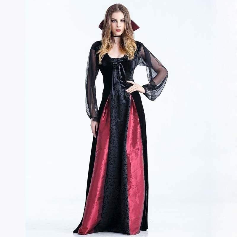 Disfraz de aristócrata vintage de vampiro para carnaval, disfraz de mujer, la mejor muñeca sexual del amor
