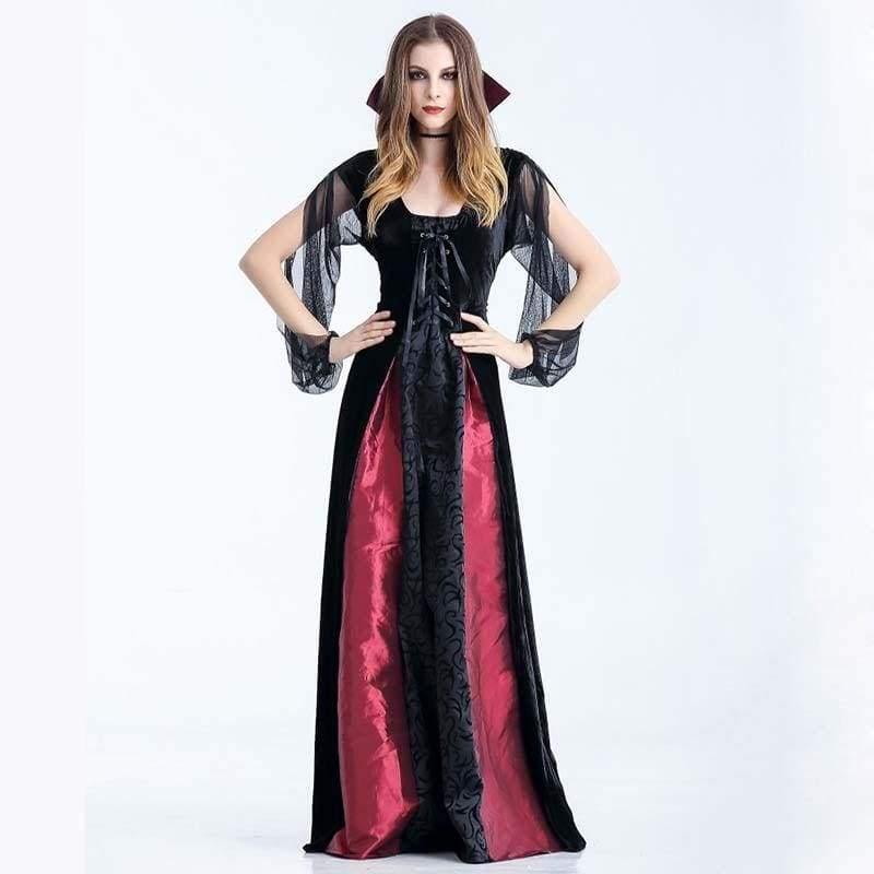 Disfraz de aristócrata vintage de vampiro para carnaval, disfraz de mujer, la mejor muñeca sexual del amor