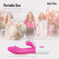 Waterproof Adult Dildo Rabbit Vibrator for Women G Spot and Clitoris Dual Vibration - Best Love Sex Doll