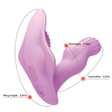 Waterproof Napkin-Shaped Wearable Butterfly Clitoris Stimulator G-Spot Vibrator - China 1 / With retail box