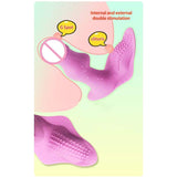 Waterproof Napkin-Shaped Wearable Butterfly Clitoris Stimulator G-Spot Vibrator