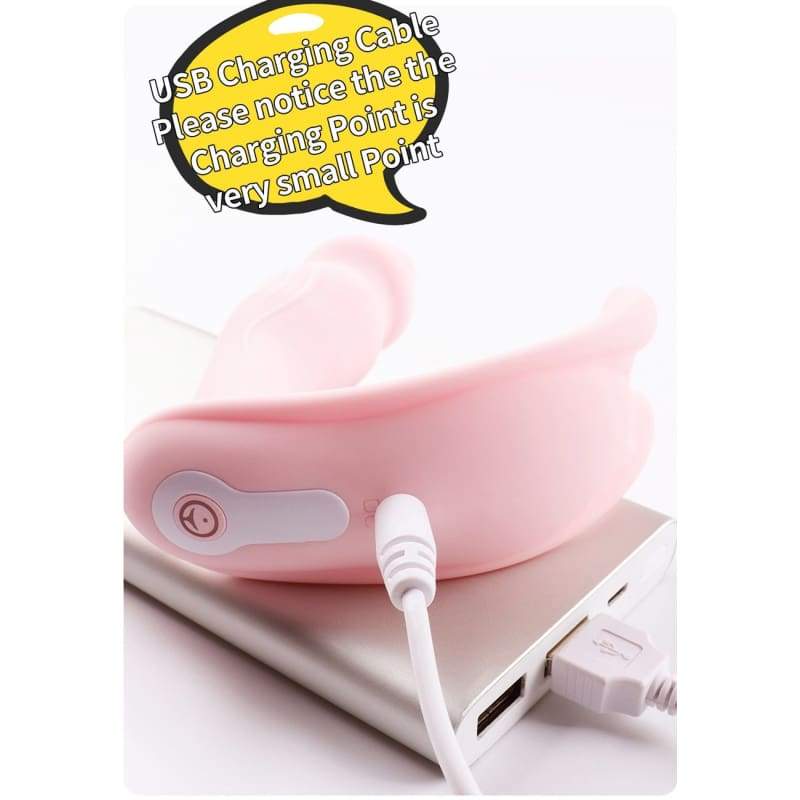 Waterproof Napkin-Shaped Wearable Butterfly Clitoris Stimulator G-Spot Vibrator - Best Love Sex Doll